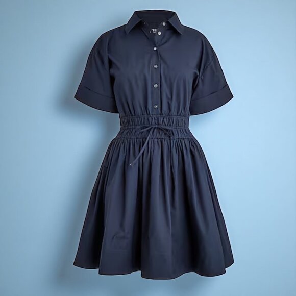 J. Crew Elena mini shirtdress in cotton poplin Size 12 - Picture 3 of 11